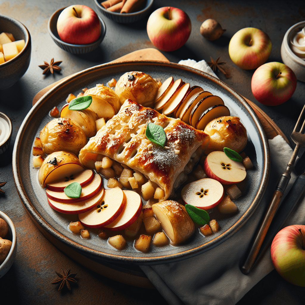 Apfelstrudel-Kartoffel-Auflauf