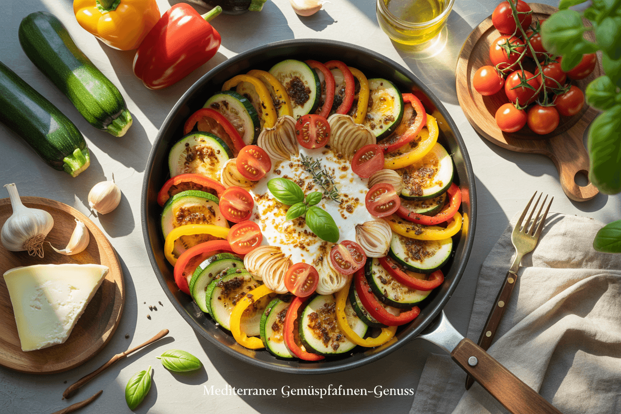 Mediterraner Gemüsepfannen-Genuss